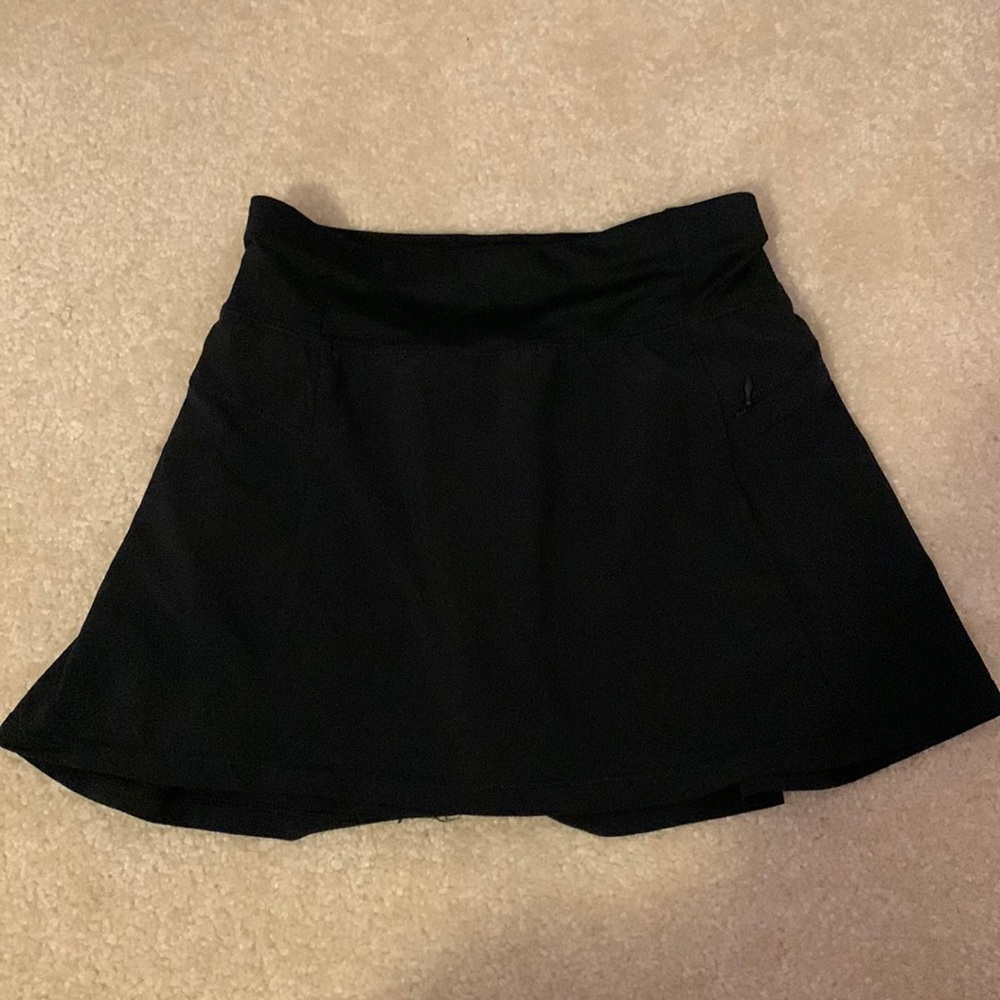 target kids black skirt (lululemon look alike)